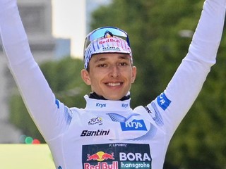 Nemecký cyklista Florian Lipowitz z tímu Red Bull-Bora-Hansgrohe.