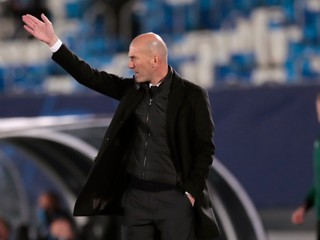 Tréner Zinedine Zidane.