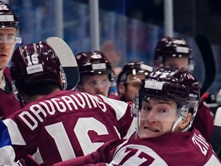 Lotyšskí hokejisti.