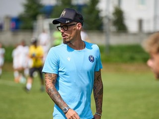 Marek Hamšík ako tréner v RSC Hamsik Academy.
