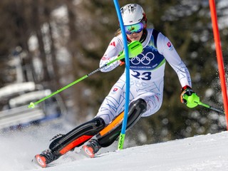 Na zimných olympijských hrách v Cortine d'Ampezzo mala Vlhová číslo 23.