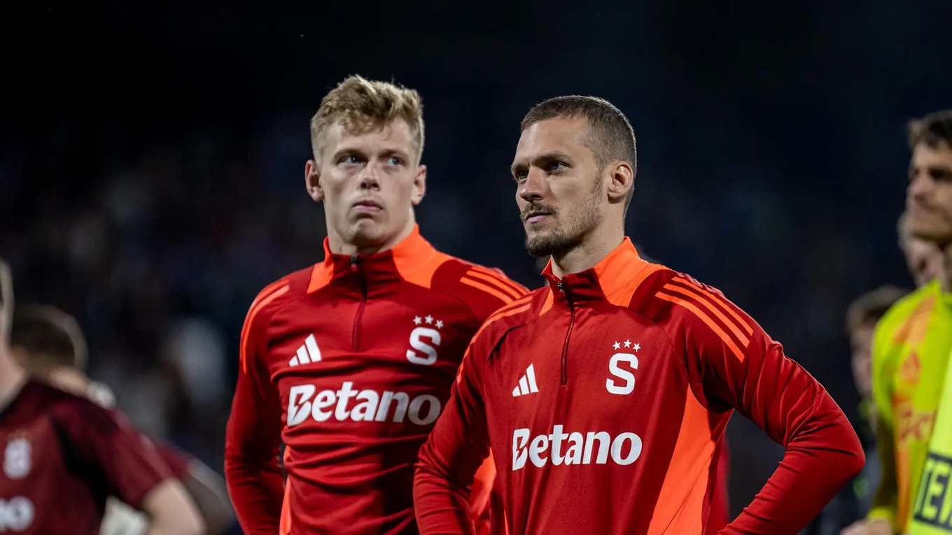 Lukáš Haraslín v drese Sparty Praha.