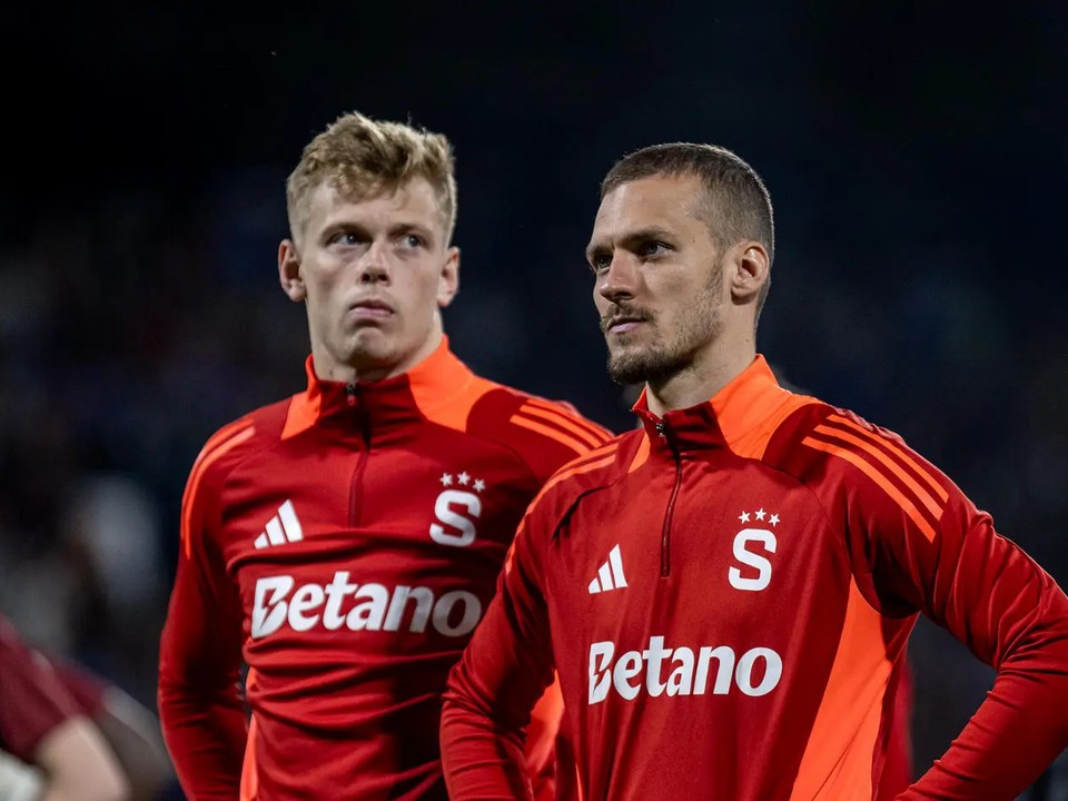 Lukáš Haraslín v drese Sparty Praha.