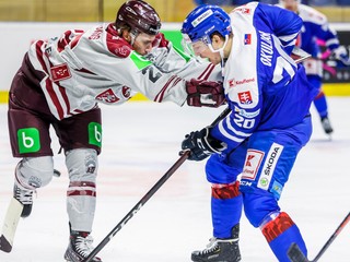Zápas Slovensko - Lotyšsko, ilustračná fotografia.