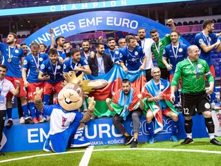 Hráči Azerbajdžanu sa stali majstrami Európy v malom futbale 2022.