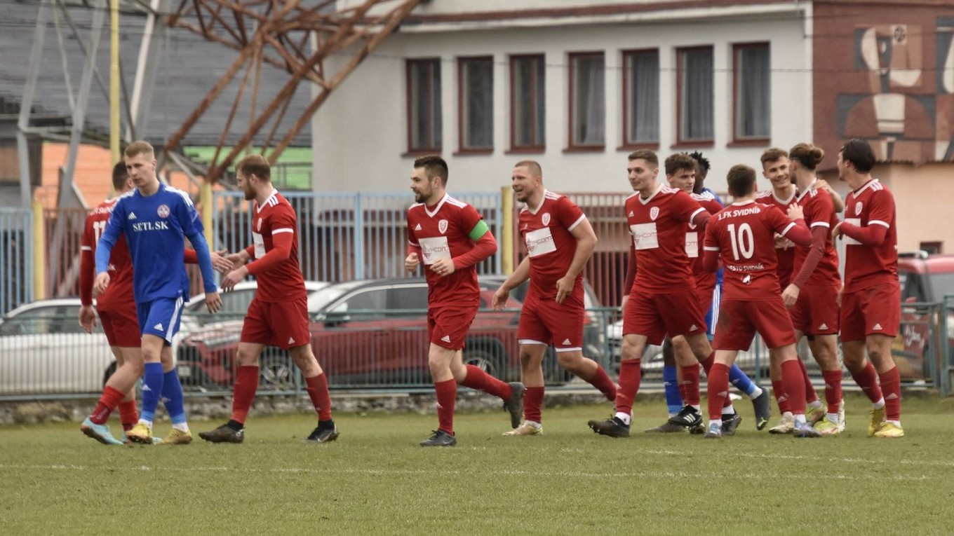 Futbalisti Svidníka.