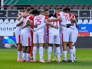 Futbalisti AS Trenčín.
