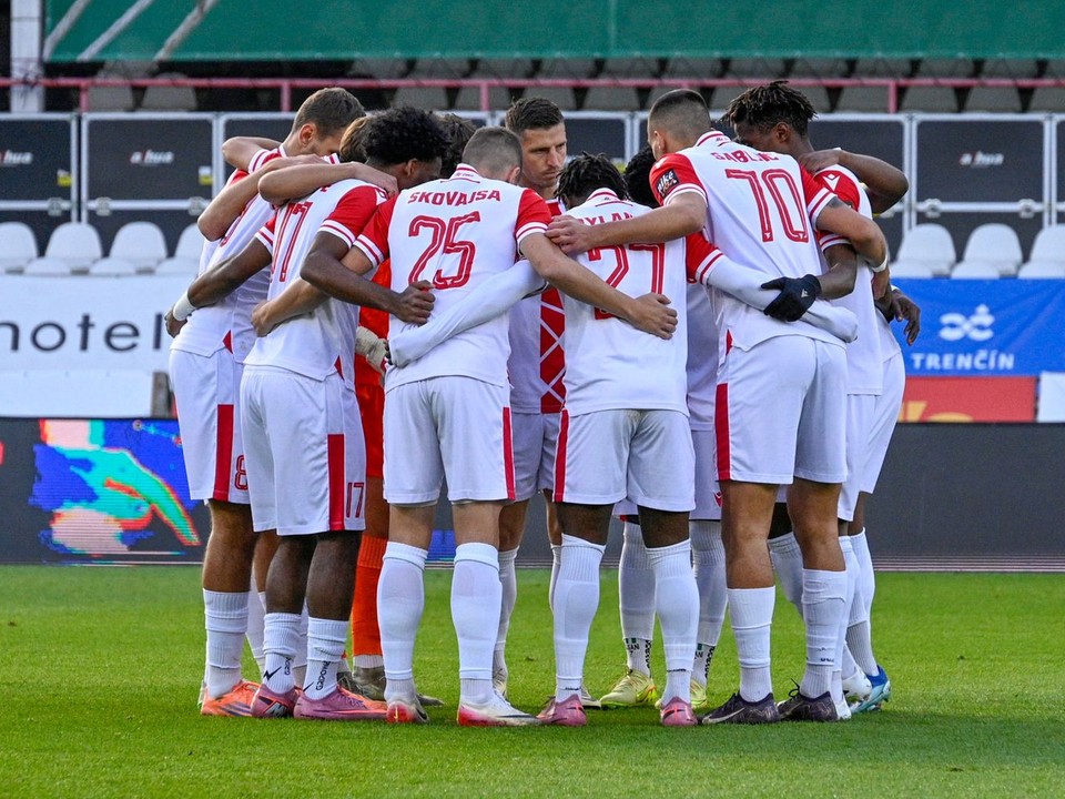 Futbalisti AS Trenčín.