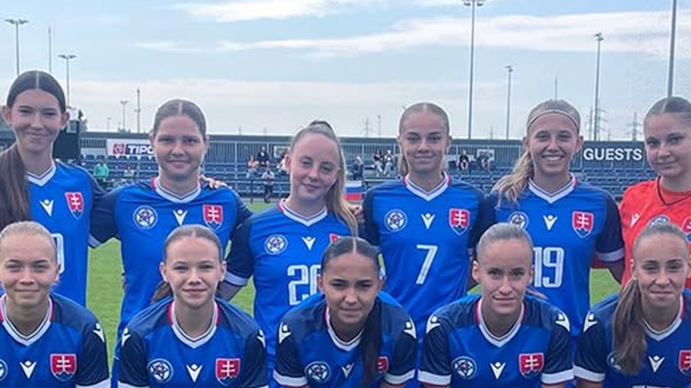 Slovenské reprezentantky do 17 rokov.