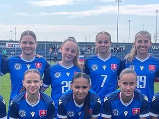 Slovenské reprezentantky do 17 rokov.