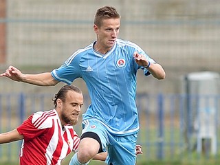 Fotka zo zápasu ŠK Slovan Bratislava B - FK Rača Bratislava.