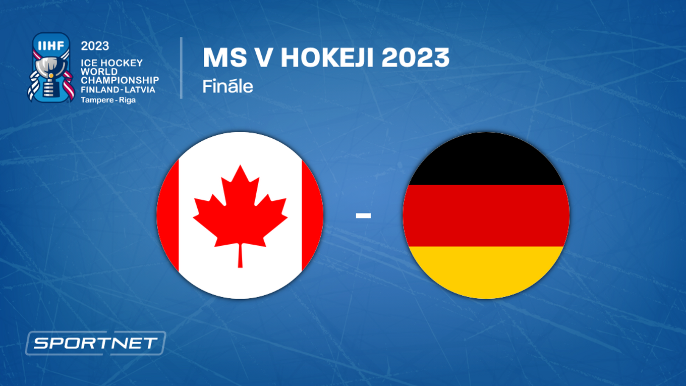 Kanada - Nemecko, ONLINE prenos z finále na MS v hokeji 2023 LIVE. 