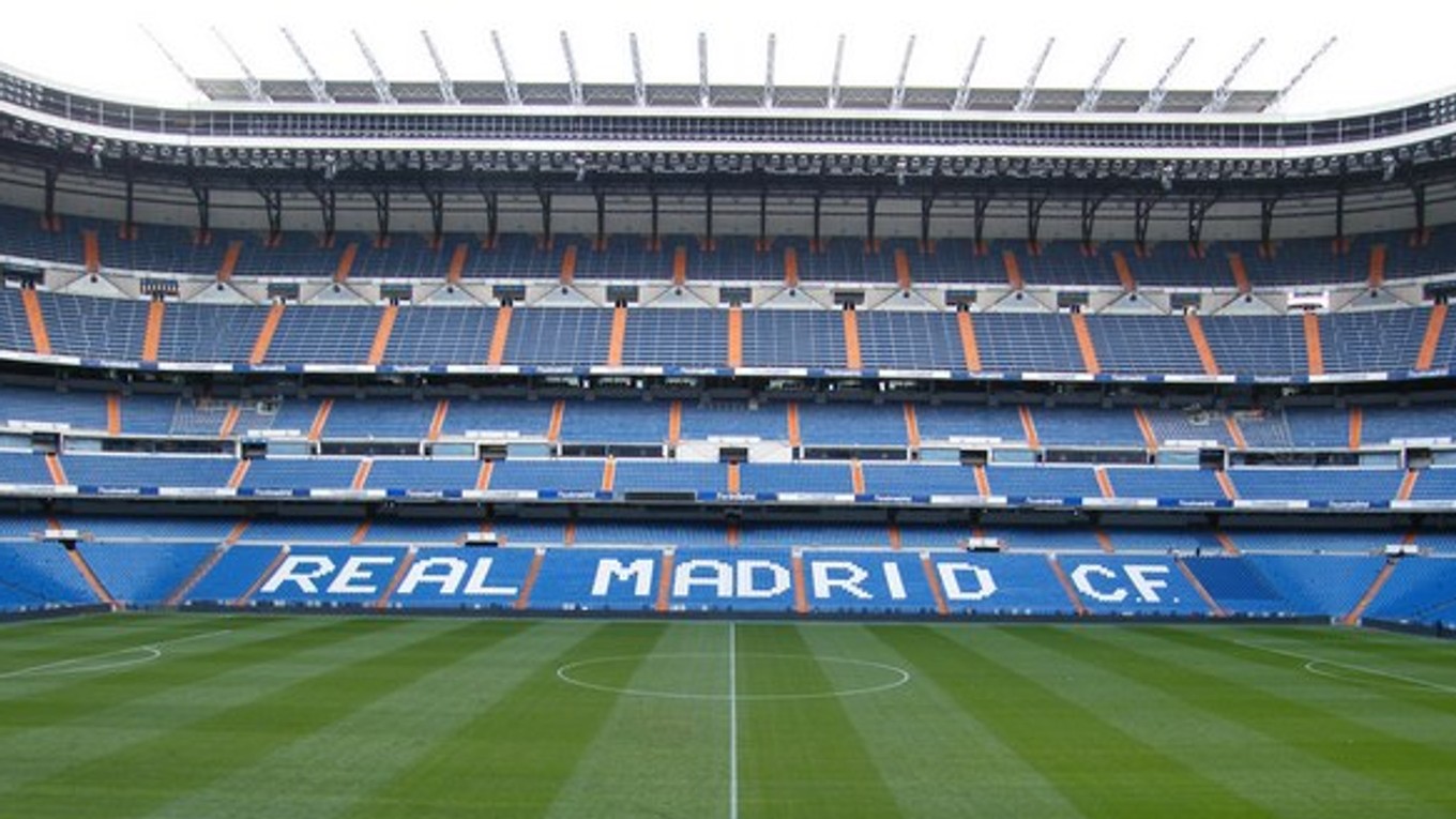 Štadión Santiaga Bernabéua.