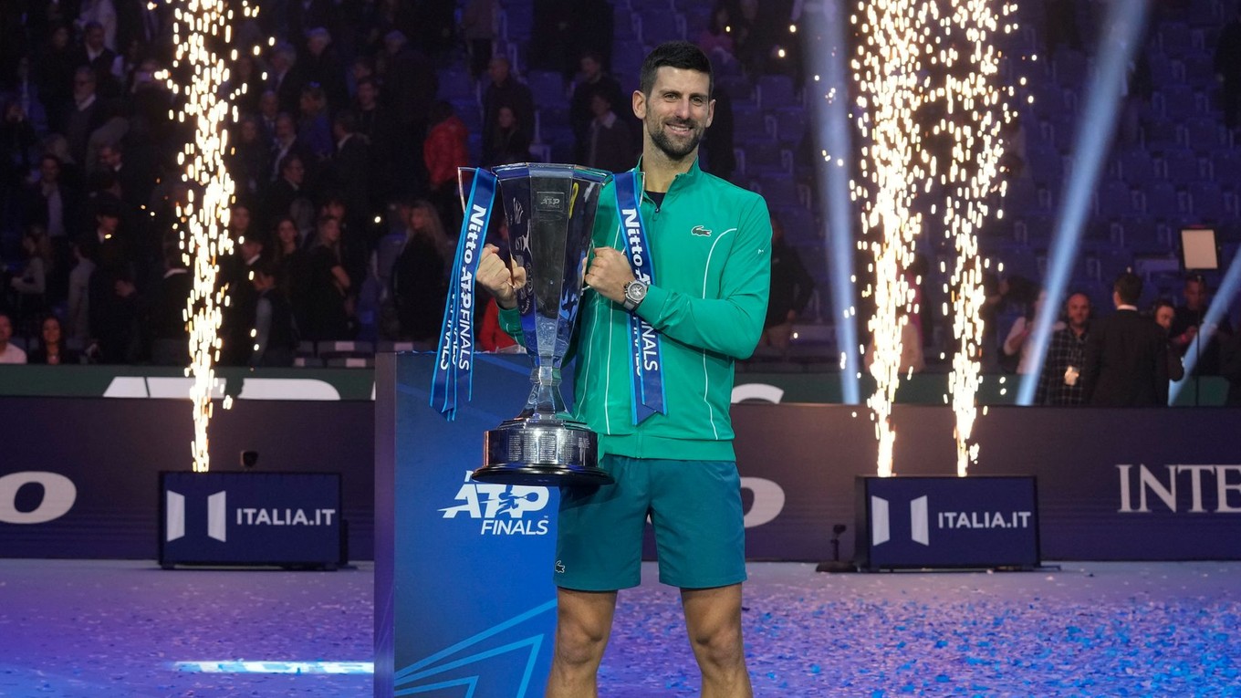 Novak Djokovič vyhral Turnaj majstrov 2023.