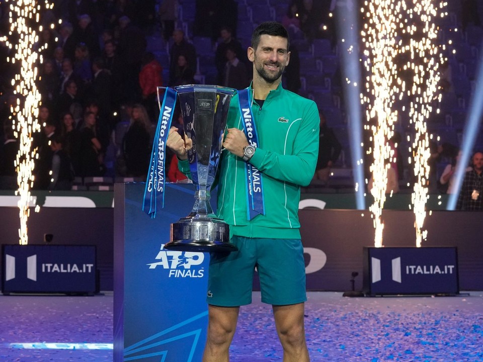 Novak Djokovič vyhral Turnaj majstrov 2023.