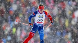 Slovenská biatlonistka Paulína Bátovská Fialková počas šprintu na MS v Lenzerheide 2025. 