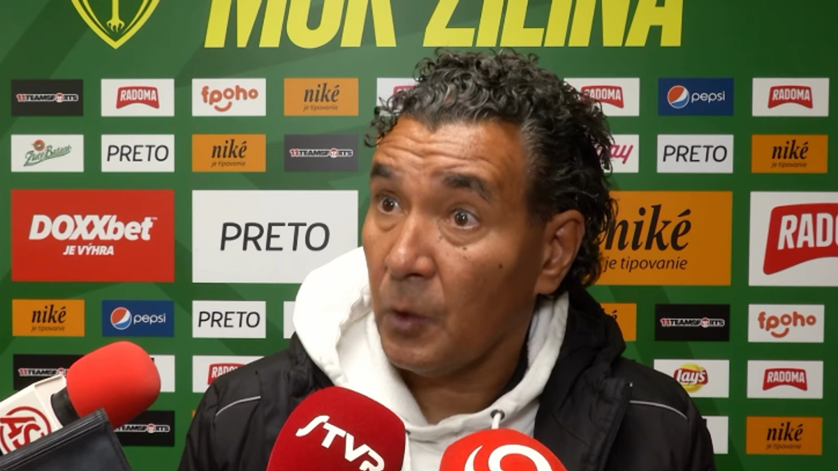 Tréner Trenčína v rozhovore s novinármi
