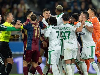 Šarvátka v zápase Pogon Štetín - Radomiak Radom