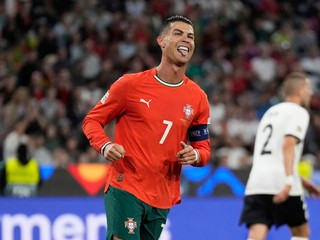 Cristiano Ronaldo v zápase Nemecko - Portugalsko (semifinále Ligy národov)