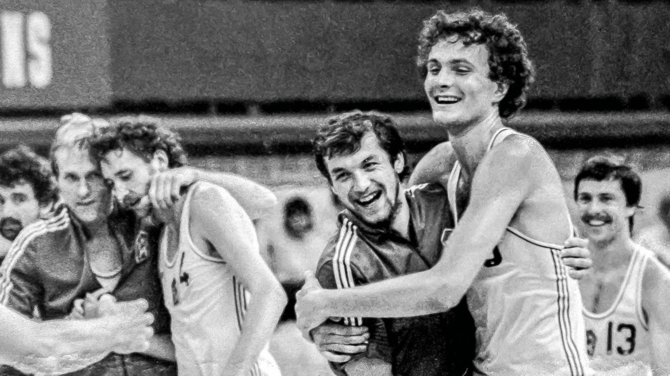 Opory československej reprezentácie Peter Rajniak a Stanislav Kropilák. 