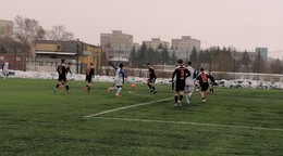 Momentka z prípravného zápasu Rimavská Sobota - Lučenec.