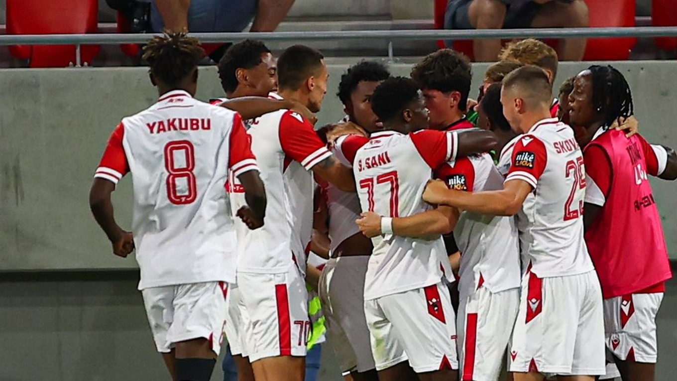 Futbalisti AS Trenčín.