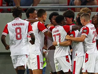 Futbalisti AS Trenčín.