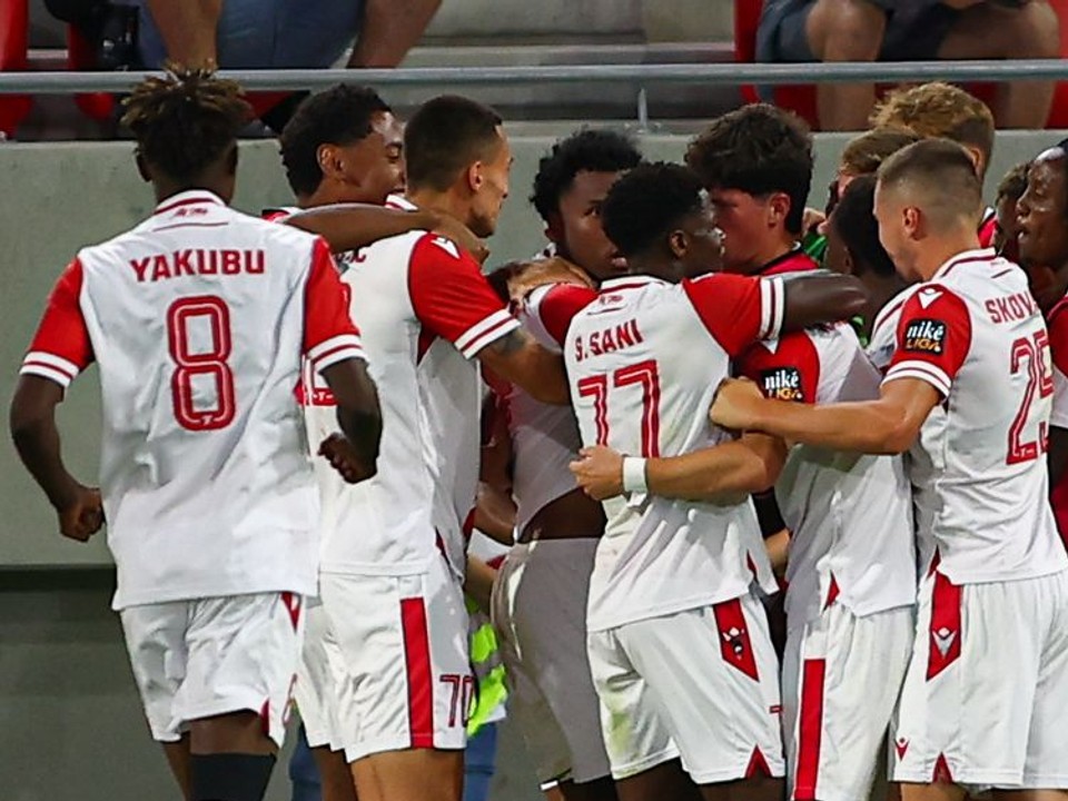 Futbalisti AS Trenčín.