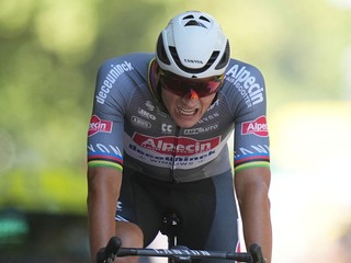 Na snímke je holandský cyklista Mathieu van der Poel. 