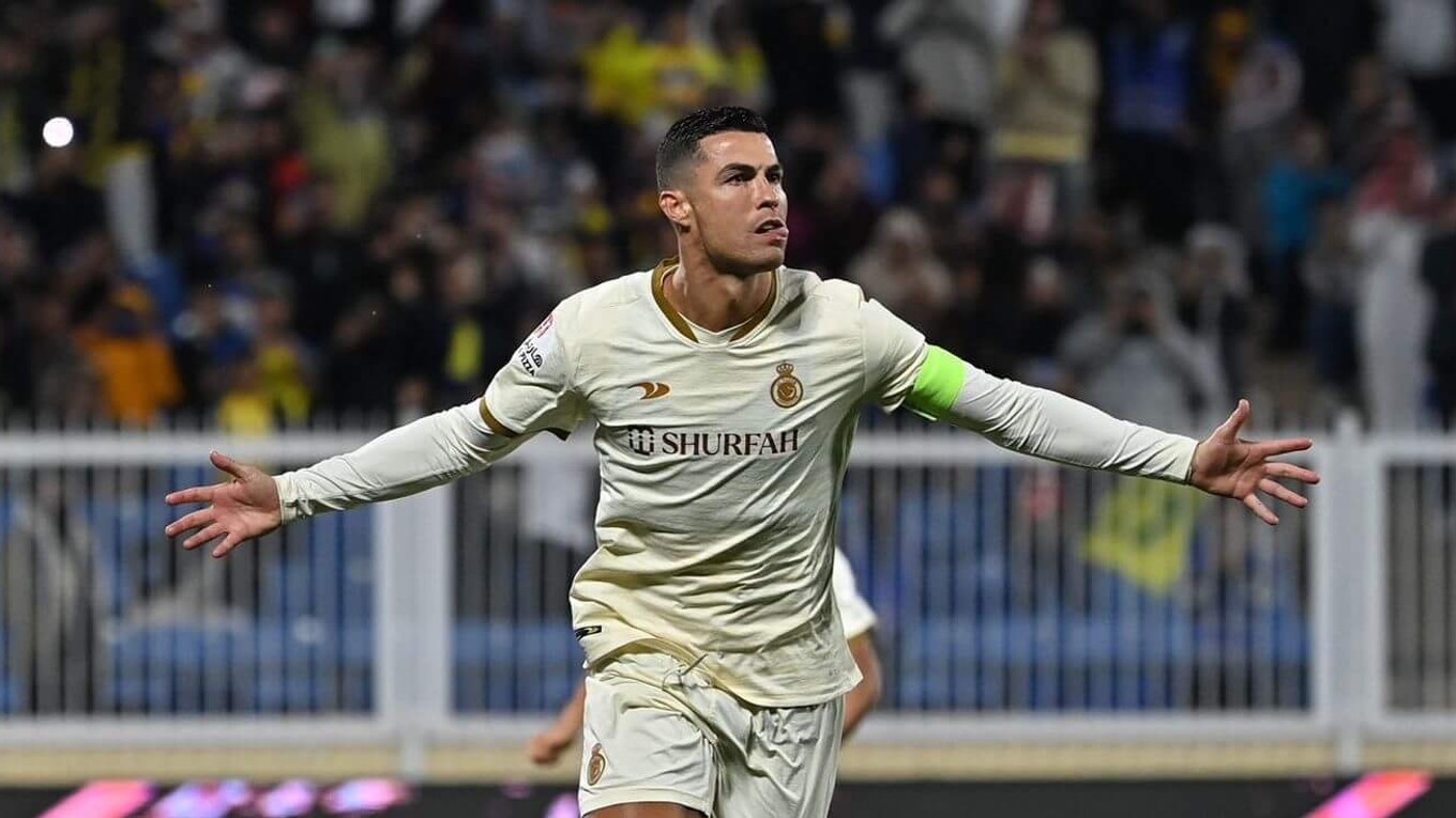 Cristiano Ronaldo v drese Al-Nassr.