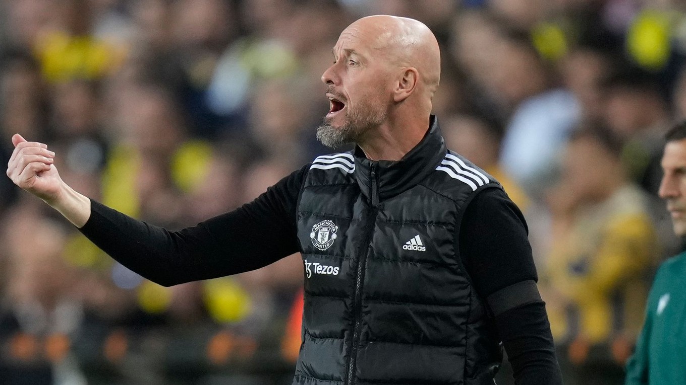 Holandský tréner Erik ten Hag.