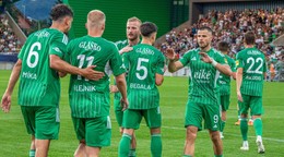 Futbalisti 1. FC Tatran Prešov.