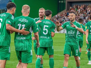 Futbalisti 1. FC Tatran Prešov.