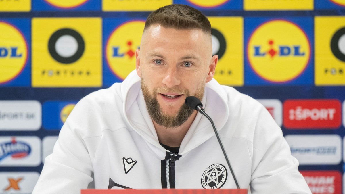 Na snímke kapitán tímu slovenskej futbalovej reprezentácie Milan Škriniar.