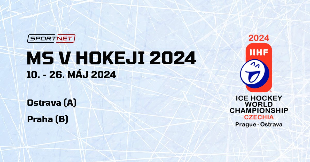 Program, tabuľky, skupiny - MS v hokeji 2024