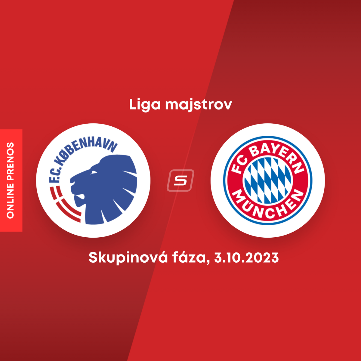 FC Kodaň - Bayern Mníchov: ONLINE prenos Liga majstrov dnes | SPORTNET