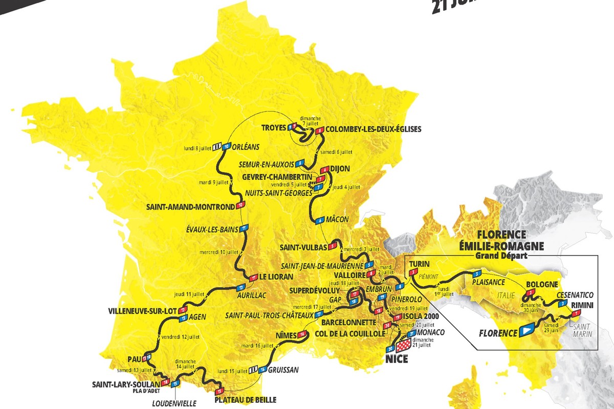 Predstavenie trasy a etáp Tour de France 2024