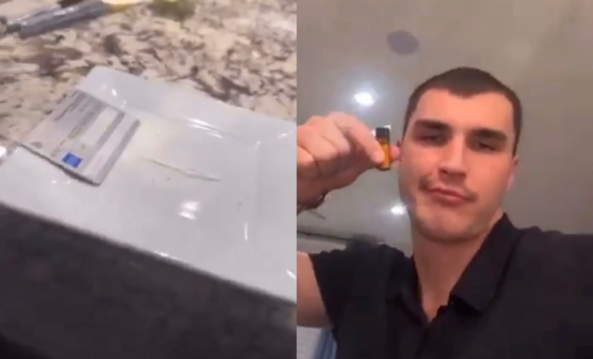 VIDEO: Hokejista Ružička lieta v problémoch. Tvári sa, že mu chutí kokaín