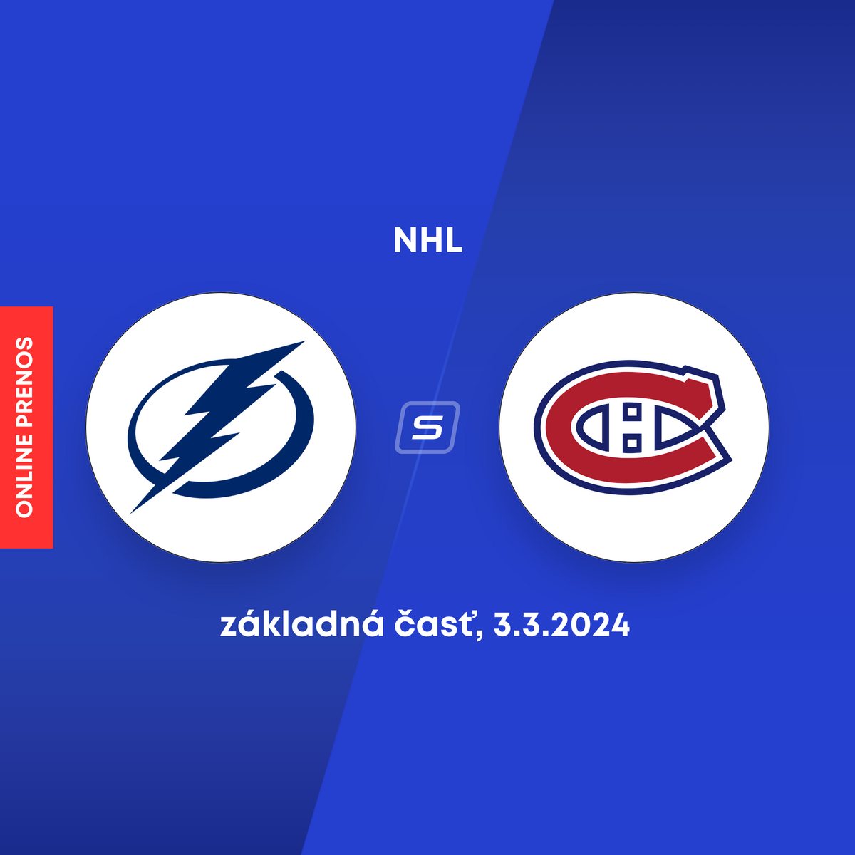 Tampa Bay Lightning Montreal Canadiens ONLINE prenos zo zápasu NHL