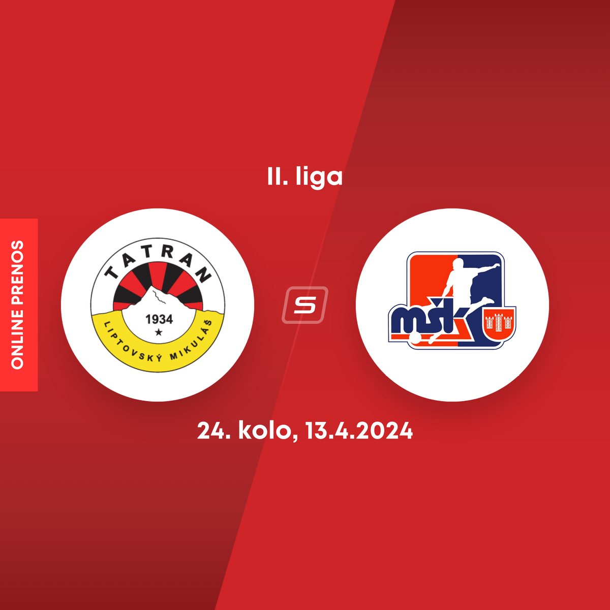 ONLINE: MFK Tatran Liptovský Mikuláš - MŠK Považská Bystrica dnes, II. liga LIVE (24. kolo)