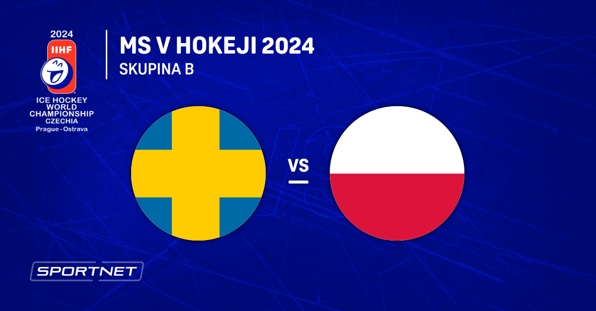 Hokej ONLINE: Szwecja – Polska dzisiaj, NA ŻYWO z Mistrzostw Świata w hokeju na lodzie 2024