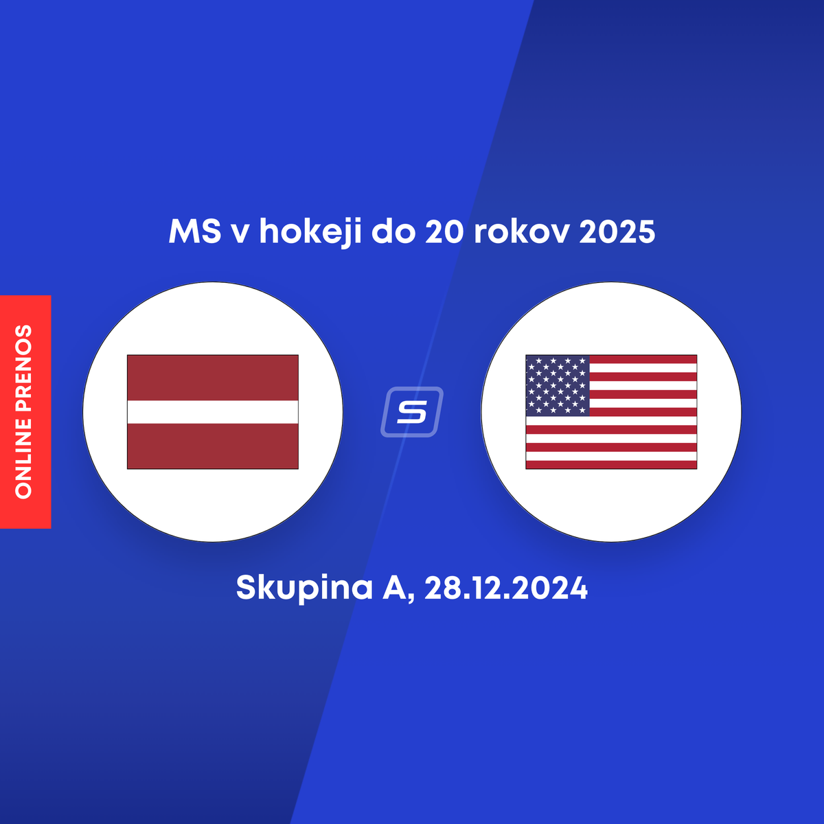 Latvia – USA: ONLINE broadcast of the U20 2025 Hockey World Cup LIVE (Group A)