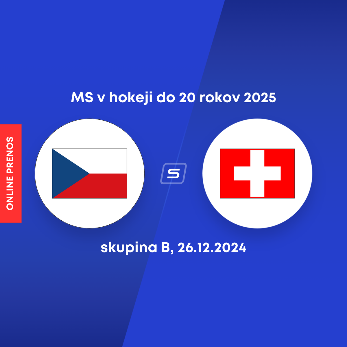 Czech Republic – Switzerland: ONLINE broadcast of the U20 2025 Hockey World Cup LIVE