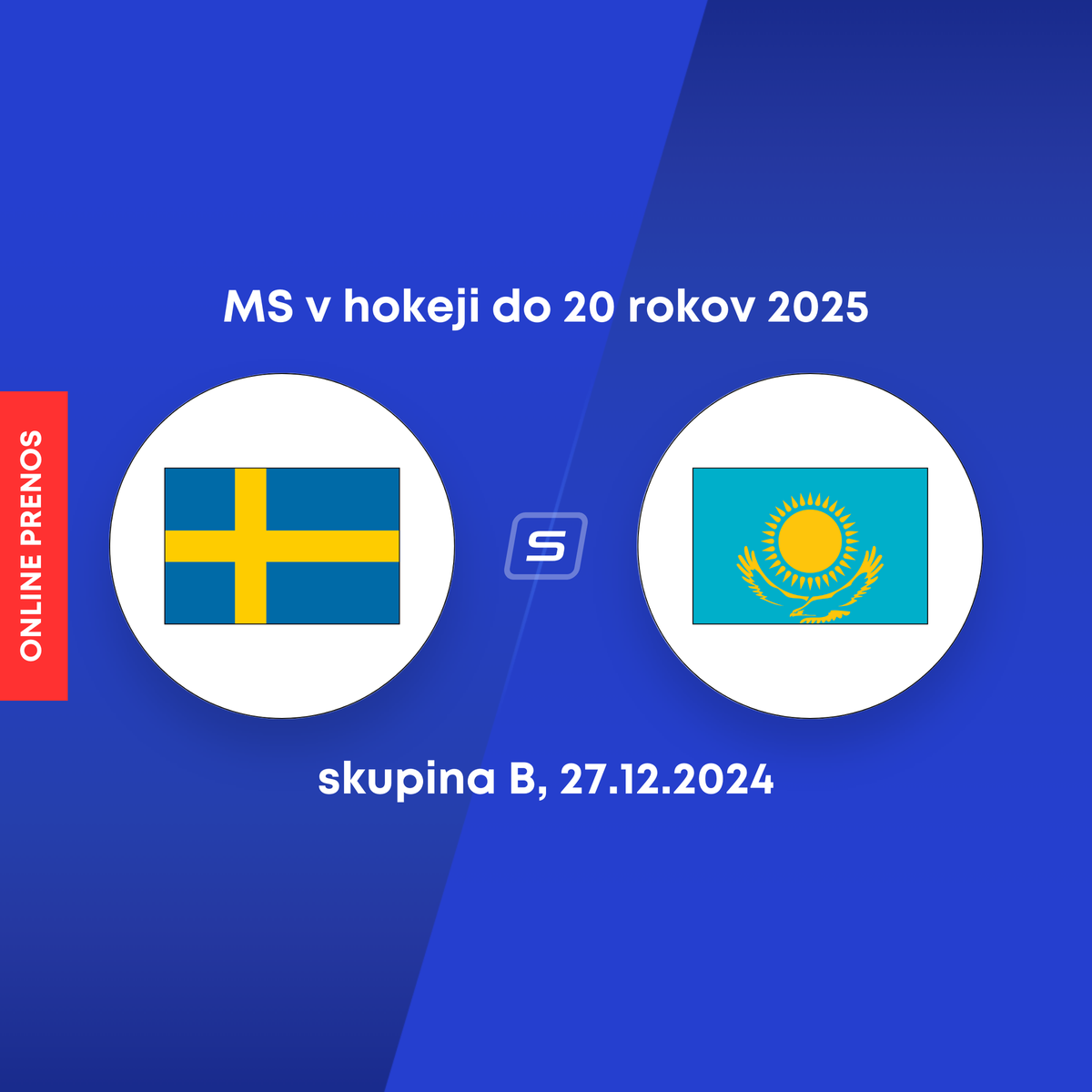 Sweden – Kazakhstan: ONLINE broadcast of the U20 2025 Hockey World Cup LIVE