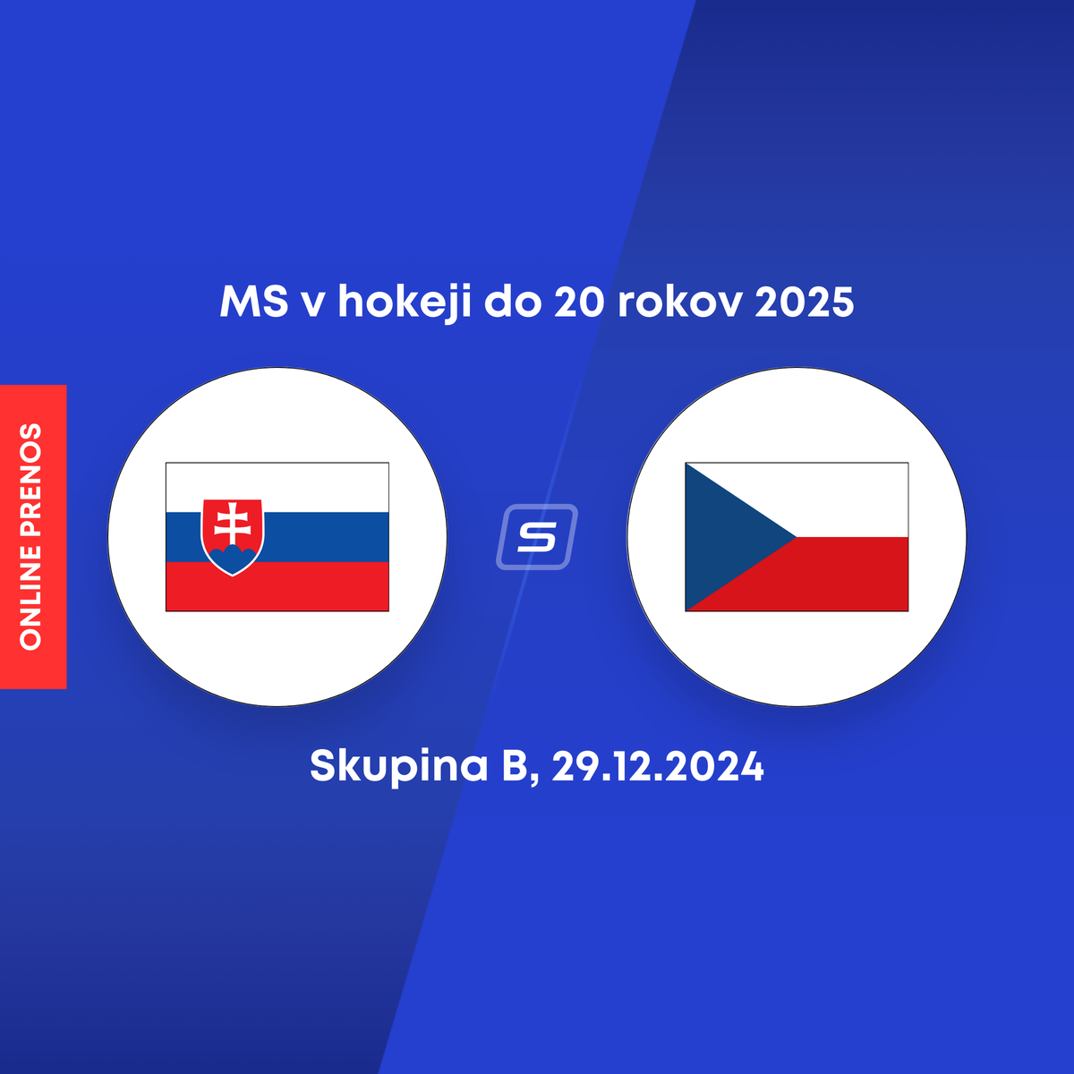 Slovakia – Czech Republic: ONLINE broadcast of the U20 2025 Hockey World Cup LIVE