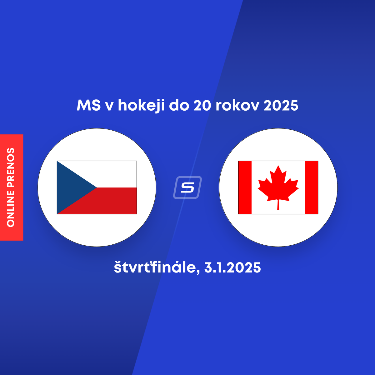 チェコ共和国 – カナダ: U20 2025 ホッケー ワールドカップのオンライン ライブ中継