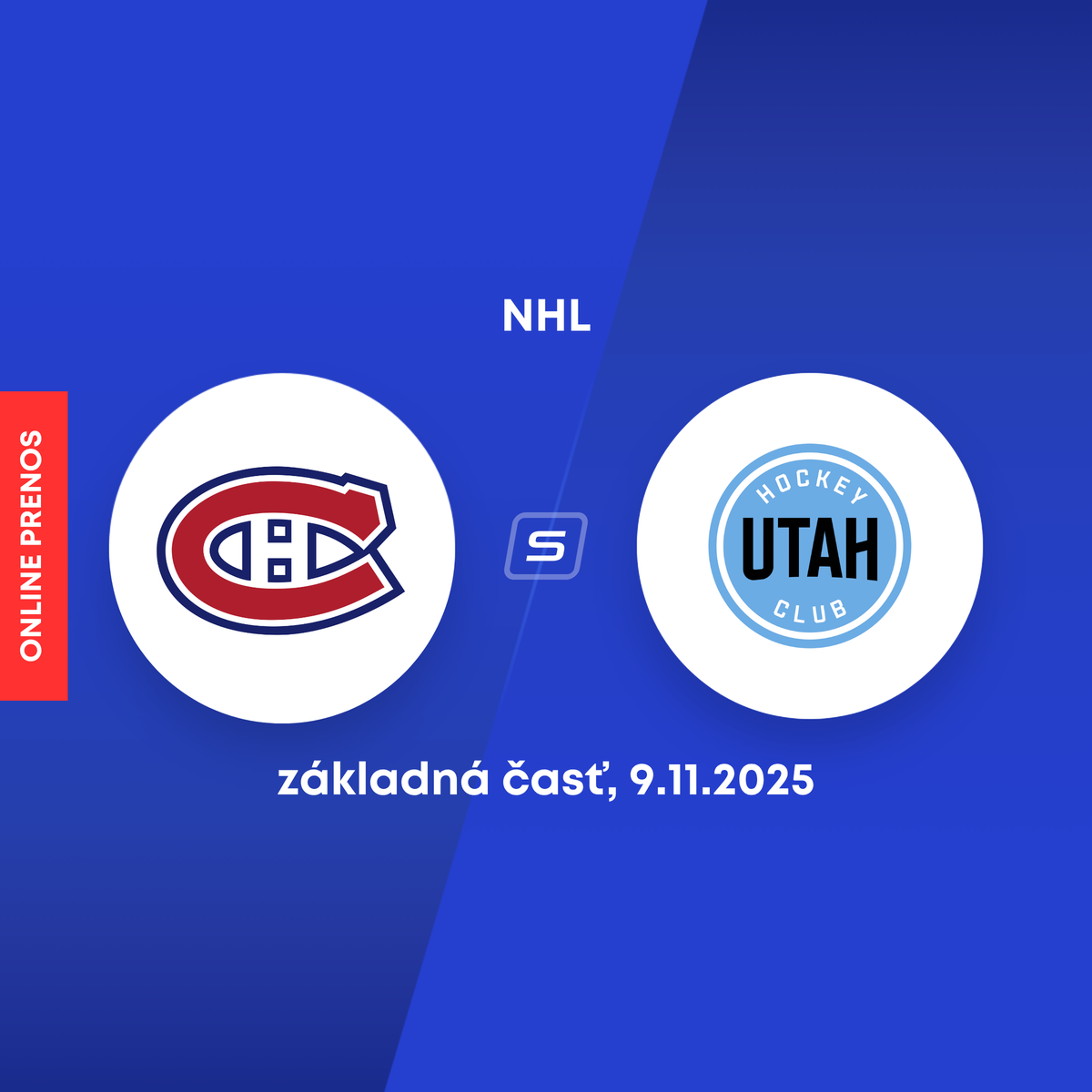 モントリオール – ユタ州: NHL LIVE 試合からオンライン中継 (スラフコフスキー)