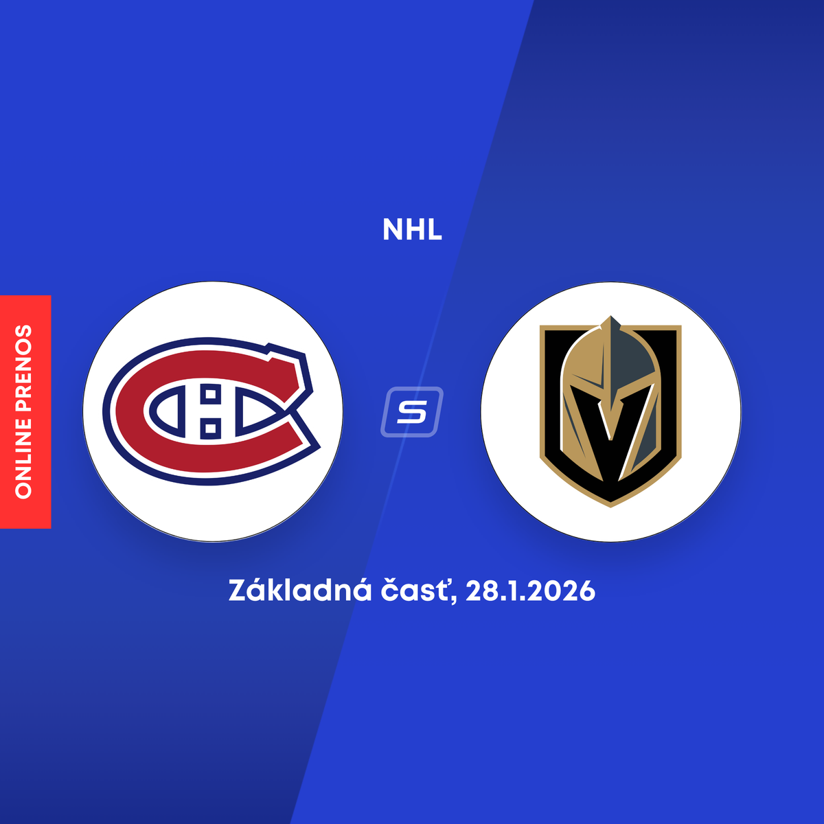 モントリオール – ベガス: 試合 NHL LIVE からオンライン中継 (ジュライ・スラフコフスキー)
