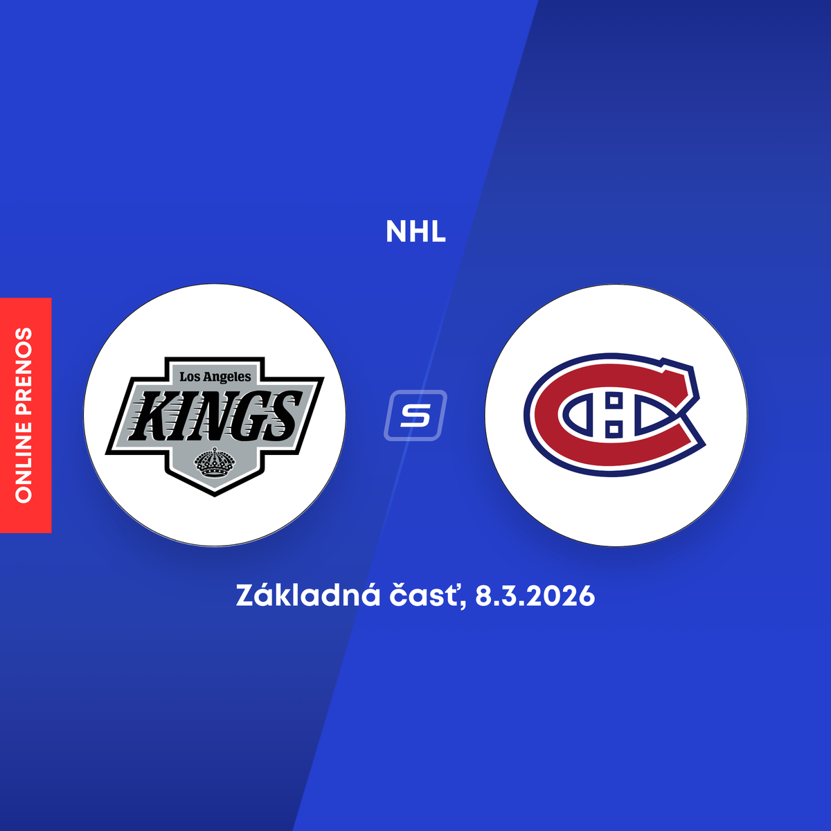 ロサンゼルス – モントリオール: NHL LIVE 試合のオンライン放送 (ジュライ・スラフコフスキー)