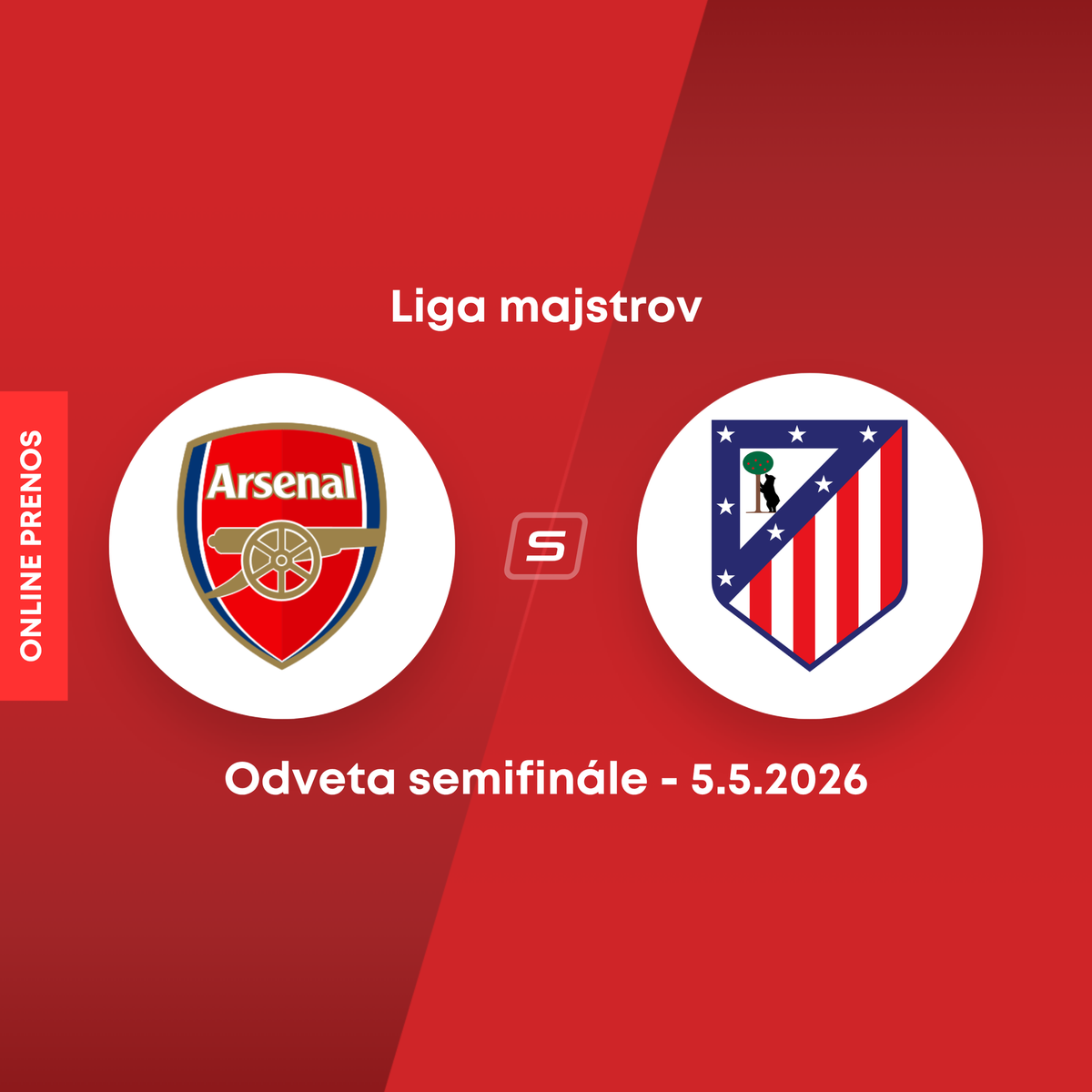 Arsenal a Atlético Madrid v odvete semifinále Ligy majstrov: rozhodujúci súboj o finále